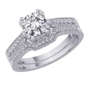   Diamond Engagement Set (G H Color, SI2 I1 Clarity) Katarina Jewelry