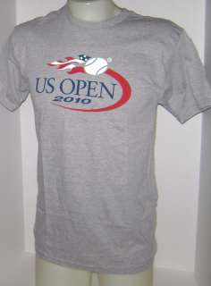 NIKE Mens USTA 2010 US OPEN Tennis T Shirts Gray  