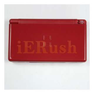 Red Full Housing Case For Nintendo DS Lite NDSL With Hinge  