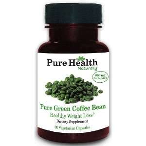  mg Green Coffee Bean Extract 30 Capsules by Pure Health   100% Pure 