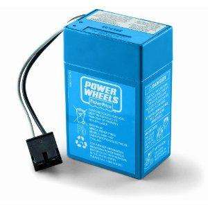 Power Wheels Toddler 6 Volt Rechargeable Replacement Battery   2 DAY 