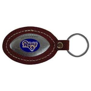  St. Louis Rams NFL Football Key Tag (Leather): Sports 