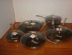 NEW Princess House Stainless Steel Nonstick Set Lot  