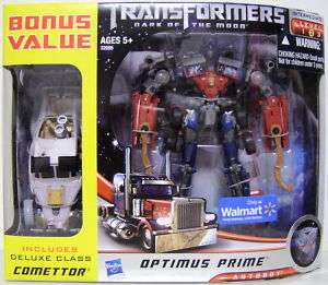 OPTIMUS PRIME & COMETTOR Transformers 3 DOTM Figures  Exclusive 