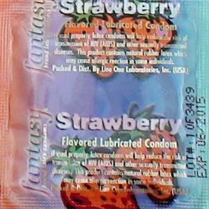  Fantasy Strawberry Flavored Condoms 1000 Pack Health 