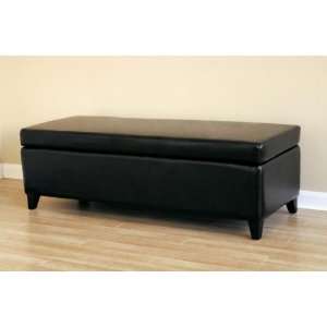  Hathaway Leather Storage Bench Ottoman by Wholesale 