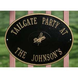  Black & Gold Personalized Indoor/Outdoor Plaque: Sports & Outdoors