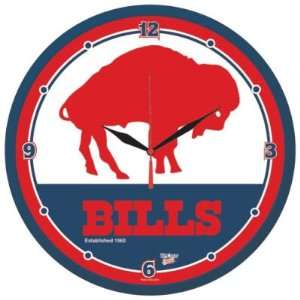  Wincraft Buffalo Bills Round Clock: Sports & Outdoors