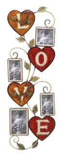 Heart Love Wall Photo Frame Metal Collage 758647658077  