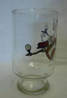   Disney Goofy Golf Club Ball Player Glass Carafe Pitcher Vase  