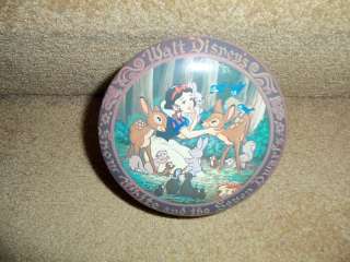 Snow White And The Seven Dwarfs Collector Tin EXCELLENT  