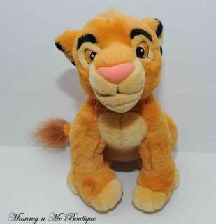 Disney Store Exclusive Lion King Young Simba 13 Plush Toy  