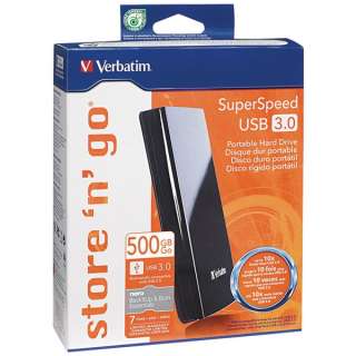   Go Super Speed Usb 3.0 Portable Hard Drive 500Gb 023942973973  