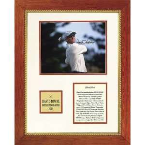 David Duval   Biography Series  Autographed:  Sports 