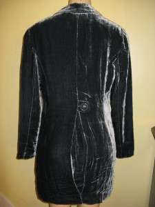 NWT$99 COLDWATER CREEK LONG VELVET DUSTER JACKET W18,1X  