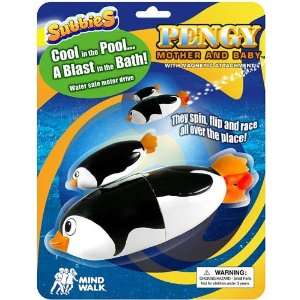   Penguin Mother and Baby Subbies Pool and Bath Toy: Toys & Games