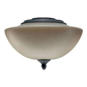 Quorum 2386 Salon Two Light Bowl Ceiling Fan Light Kit Finish: Toasted 