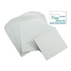  Paper Accents Card & Envelopes Mini 2.5x 2.5 White 10pc 