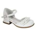 TKS Toddler Girls Dress Shoe Caroline   White