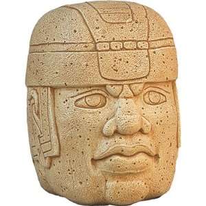  Olmec Colossal Head Statue Sculpture
