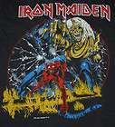 VTG IRON MAIDEN THE NUMBER OF THE BEAST TOUR 82 SHIRT 1980S 1982 M 