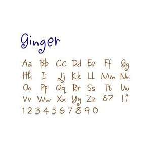  Quickutz   Complete Alphabet Set   Mini   Ginger: Arts 