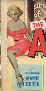   original 1953 movie poster MAMIE VAN DOREN/RICHARD LONG/TONY CURTIS