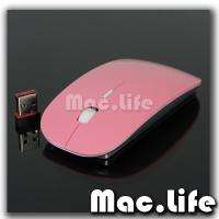 PINK USB Wireless Optical Mouse for Macbook All Laptop  