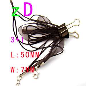 X3013 10PCS 18＂ribbon voile Chain Cord Necklace Clasp  
