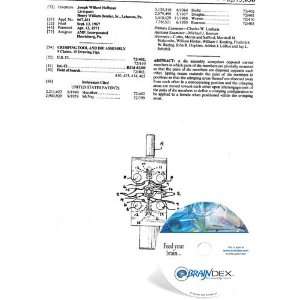  NEW Patent CD for CRIMPING TOOL AND DIE ASSEMBLY 