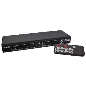   Two Output HDMI Matrix Splitter Supports 1080p Resolution Electronics