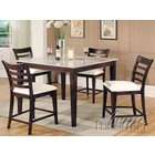 Acme Furniture Whitney Granite Top Counter Height 5pc Dining Set in 