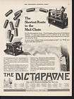 1918 DICTAPHONE VOICE PROCESSOR MAIL OFFICE BUSINESS AD