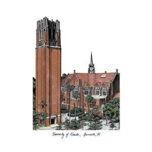  University Of Florida The Tower Poster Print