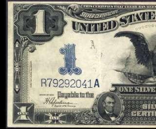 1899 $1 Silver Certificate PCGS Extremely Fine 40 PPQ Black Eagle 