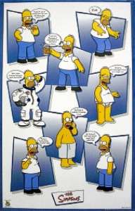The Simpsons Homer One Liners Poster  