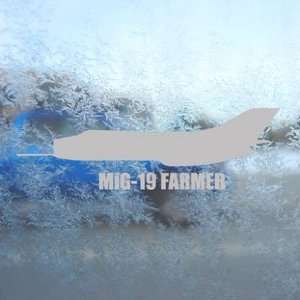  MiG 19 FARMER Gray Decal Military Soldier Window Gray 