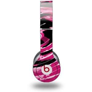 Alecias Swirl 02 Hot Pink Decal Style Skin (fits genuine Beats Solo HD 