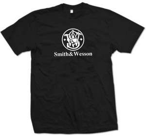 SMITH AND WESSON Black T shirt sizes Sm XL  