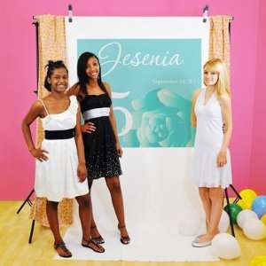  Quinceanera Single Rose Photo Booth Backdrop Everything 