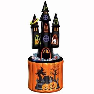   Halloween Haunted House Inflatable Cooler & Ring Toss Game: Everything