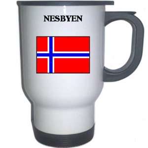 Norway   NESBYEN White Stainless Steel Mug