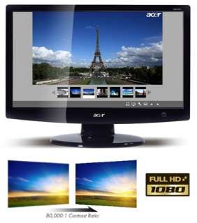   1920 x 1080 full hd resolution see the panoramic 24 inch lcd monitor
