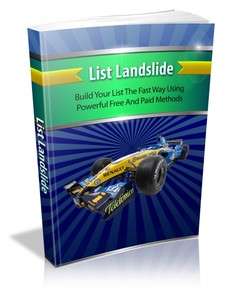 List Landslide Ebook With Master Resell Rights on CD  