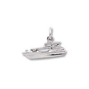  Boat Charm in Sterling Silver Jewelry
