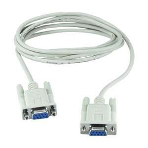  RS232 Cable, DB9 F/F Null Modem Electronics