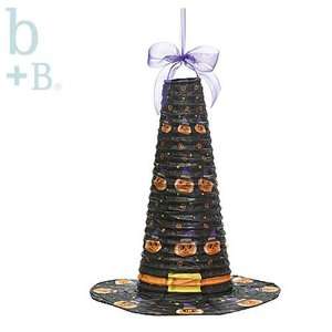  Burton Halloween Decor 9711048 B Witch Hat Lantern 