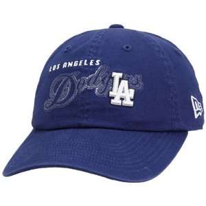   New Era L.A. Dodgers Royal Blue Stitch Screen Hat: Sports & Outdoors