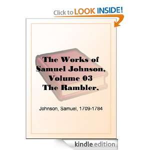 The Works of Samuel Johnson, Volume 03 The Rambler, Volume II Samuel 