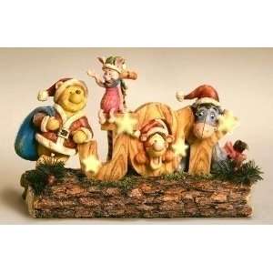  Disney Pooh, Eeyore, Piglet, Tigger Christmas Lighted 